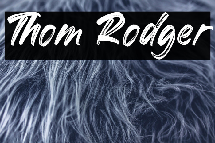 Thom Rodger Example 2