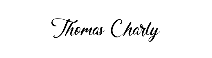 Thomas Charly  免费字体下载