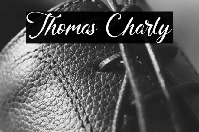 Thomas Charly Font examples