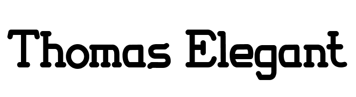 Thomas Elegant  les polices de caractères gratuit tlcharger