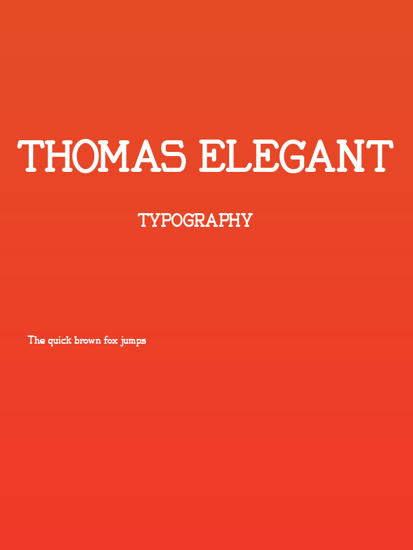 Thomas Elegant Poster