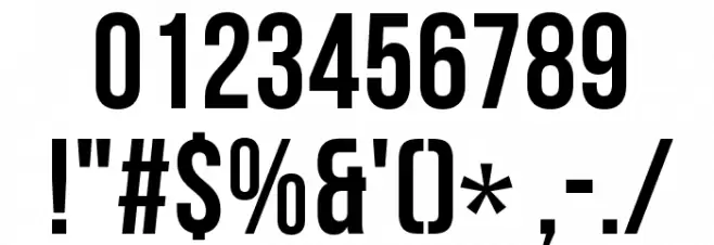 Thomas Sans Font OTHER CHARS