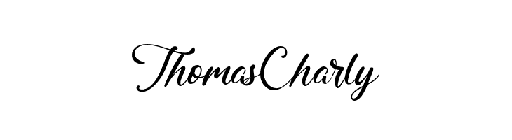 ThomasCharly  font caratteri gratis