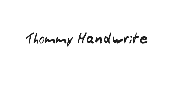 Thommy Handwrite Logo