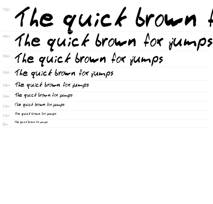 Thommy Handwrite Waterfall