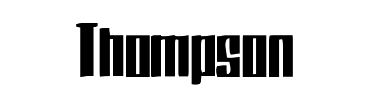 Thompson  font caratteri gratis
