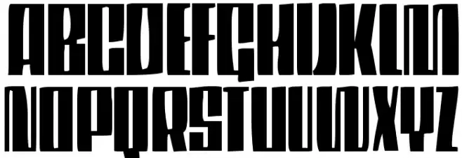 Thompson Font UPPERCASE