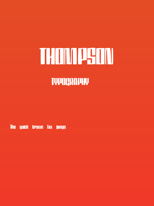 Thompson Poster