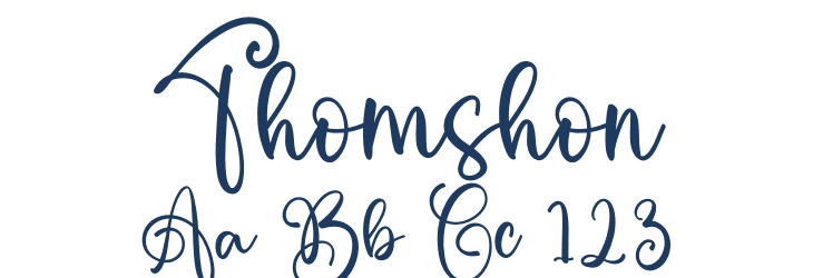 Thomshon Font Preview