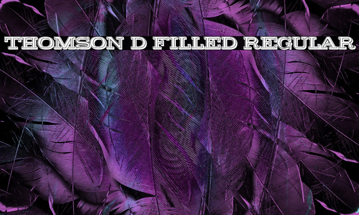 Thomson 3D Filled Regular Example 3