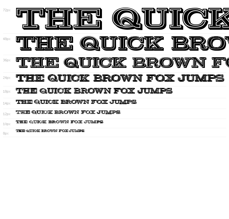 Thomson 3D Filled Regular Waterfall