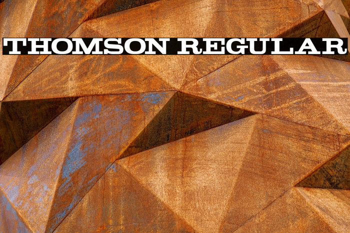 Thomson Regular Example 1