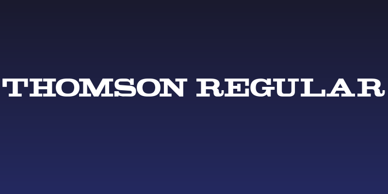 Thomson Regular Social Header
