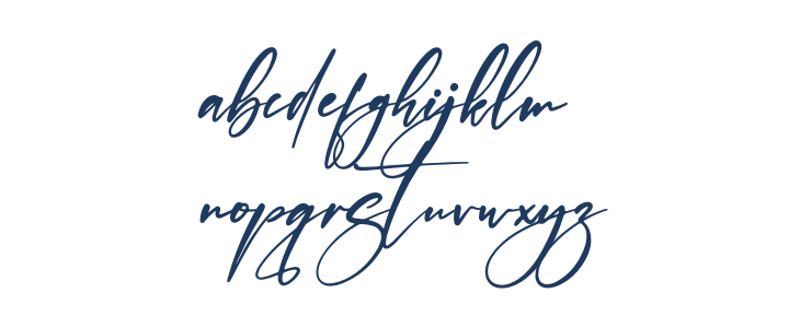 Thomson Signate Lowercase