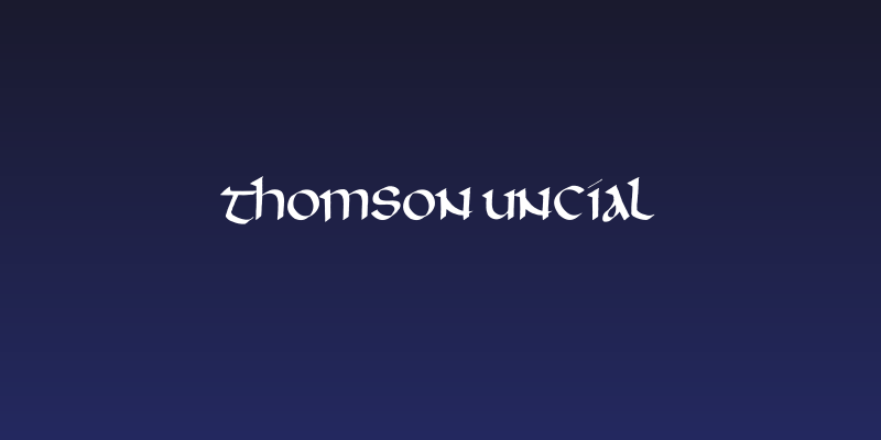 Thomson Uncial Social Header