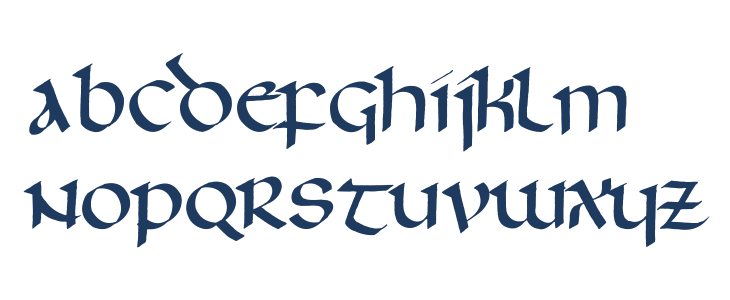 Thomson Uncial Lowercase