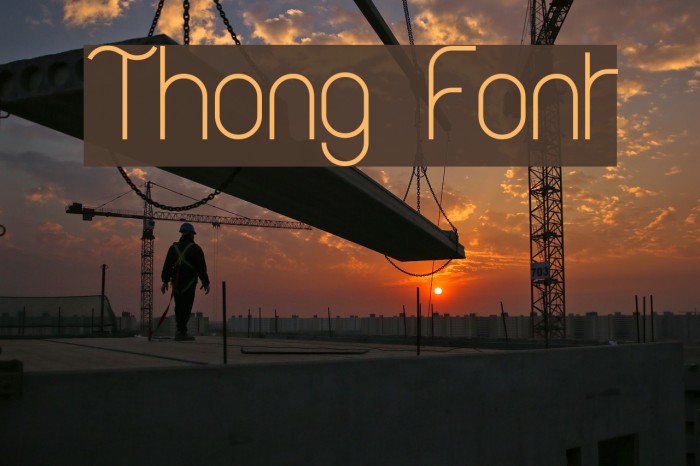 Thong Font examples