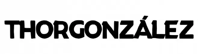 Thor Gonz フォント