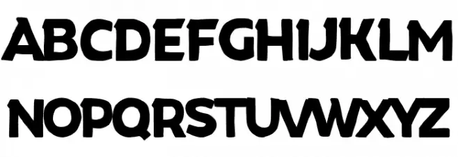 Thor Gonz フォント 大文字