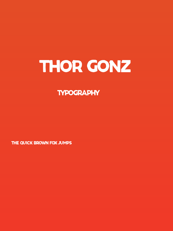 Thor Gonz Poster