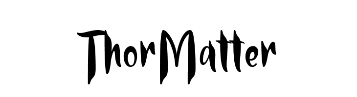 Thor Matter  font caratteri gratis