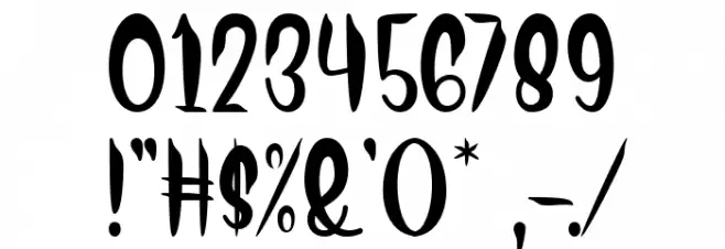 Thor Matter Font OTHER CHARS