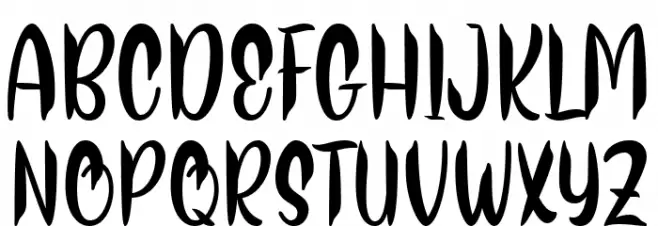 Thor Matter Schriftart Groß