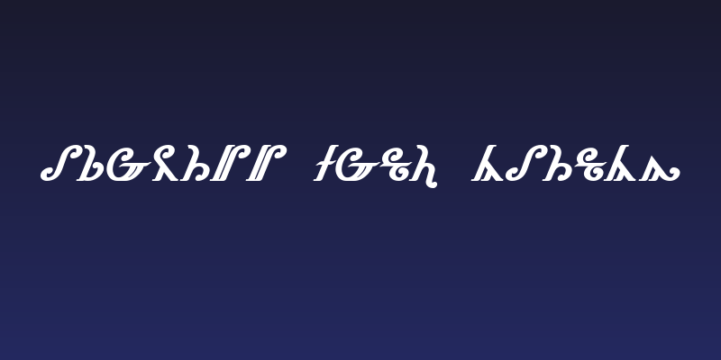 Thorass Bold Italic Social Header