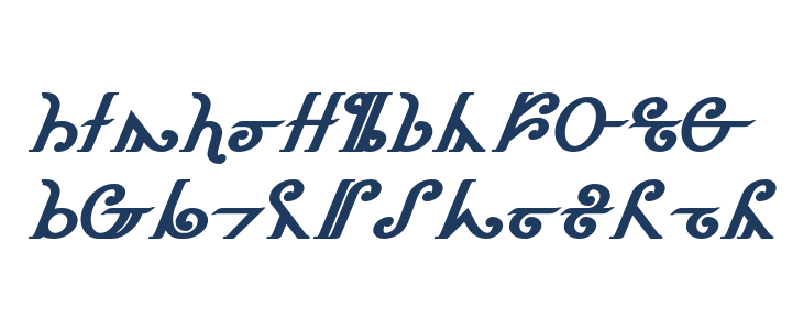 Thorass Bold Italic Lowercase