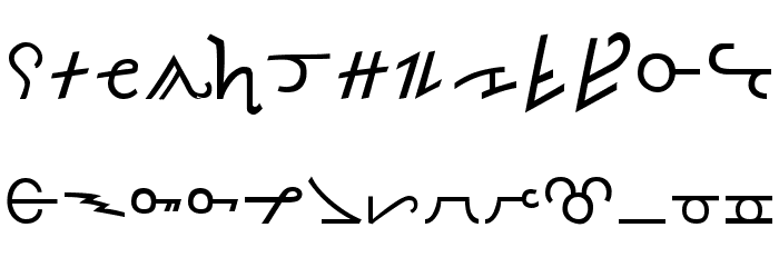 Thorass Normal Font LOWERCASE