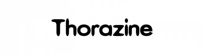 Thorazine  Frei Schriftart Herunterladen