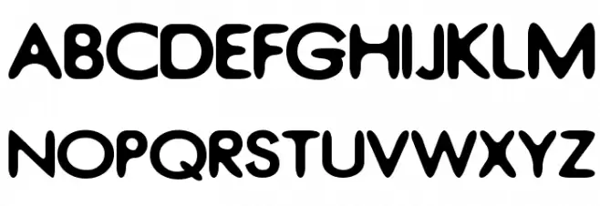 Thorazine フォント 大文字