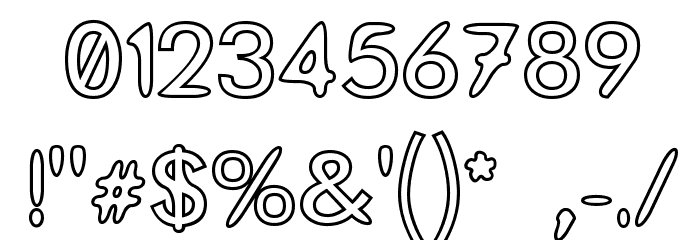 Thorazone Font OTHER CHARS