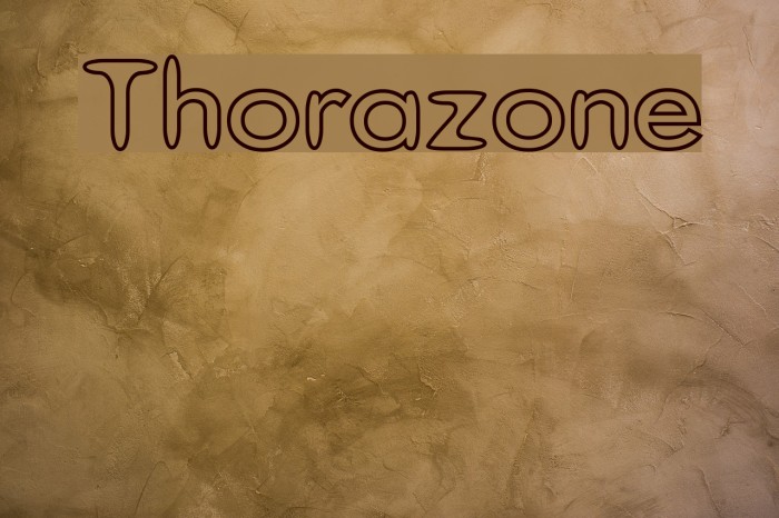 Thorazone Font examples