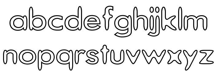 Thorazone Font LOWERCASE