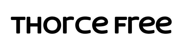 Thorce Free  免费字体下载