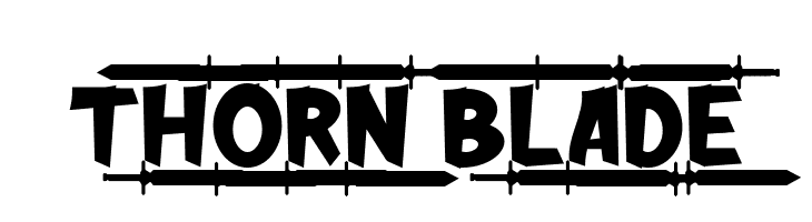 Thorn Blade Font