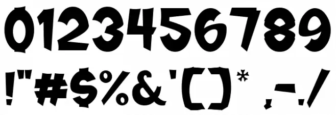 Thorn Blade Font OTHER CHARS