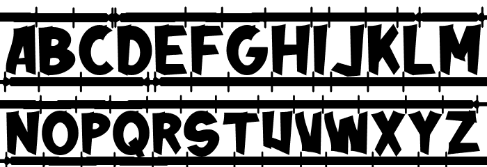 Thorn Blade Font LOWERCASE
