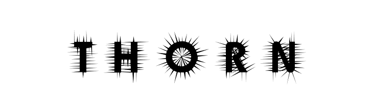 Thorn Font