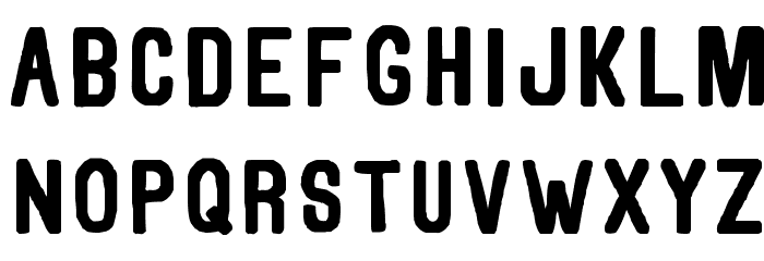 Thorne Normal Font LOWERCASE