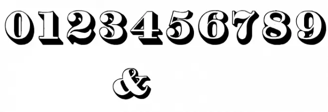 Thorne Shaded Font OTHER CHARS