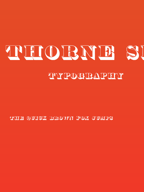 Thorne Shaded Poster