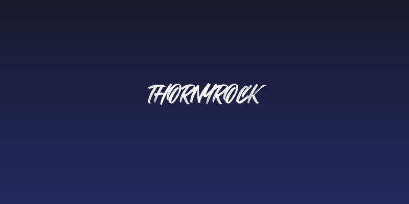 ThornyRock Social Header