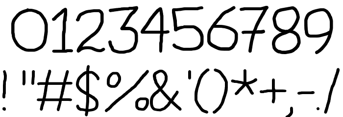 Thoroughbred Font OTHER CHARS