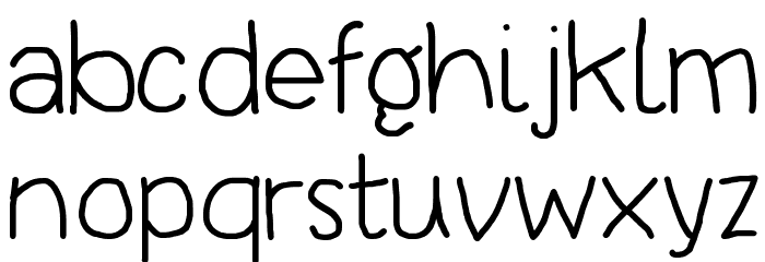 Thoroughbred Font LOWERCASE