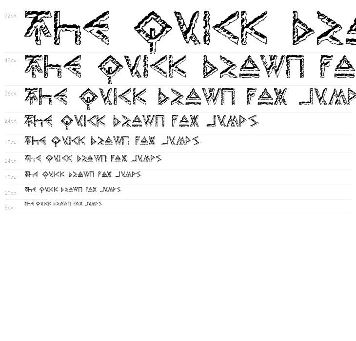 Thors Hammer Carved Waterfall