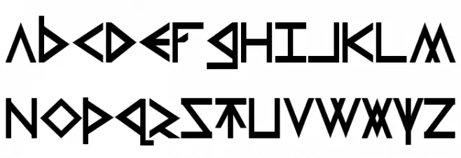 Thors Hammer 字体 大写