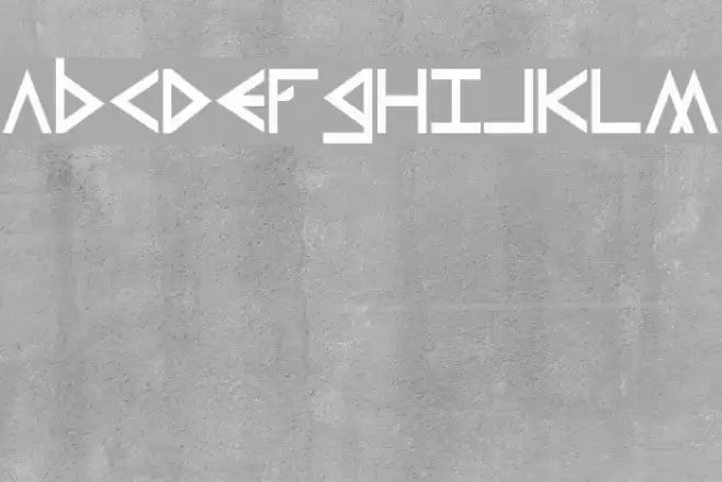 Thors Hammer Font examples