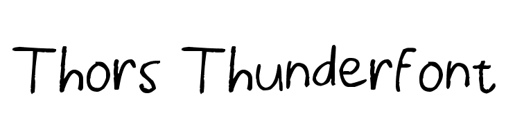 Thors Thunderfont Font